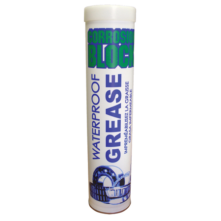 CORROSION BLOCK Waterproof Grease-14oz Cartridge-Non-Hazmat, Non-Flammable-Non-Toxic 25014CASE